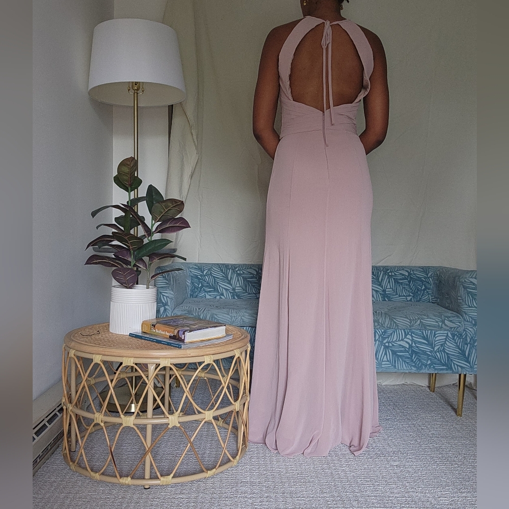 Wtoo Bridesmaid Dress Style 28305 Blush Pink - Picture 5 of 13
